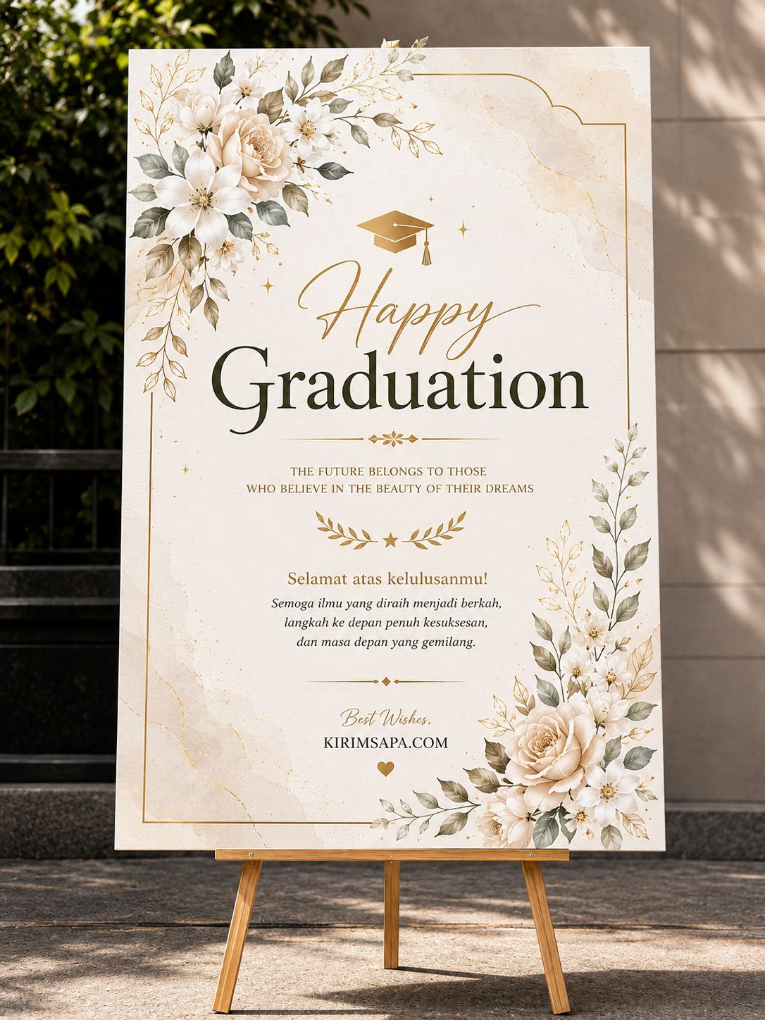 Papan Bunga Wisuda